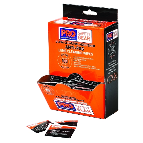 PRO ANTI-FOG LENS WIPES 100 PACK